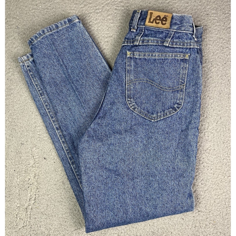 Vintage 90s Lee Riders Relaxed Jean Womens 10 Med High Rise 100% Cotton USA Made